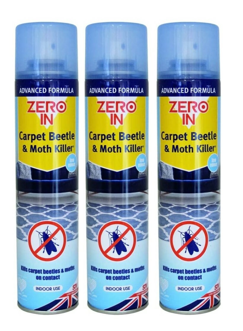 ZERO CARPET BEETLE & MOTH KILLER 300ML