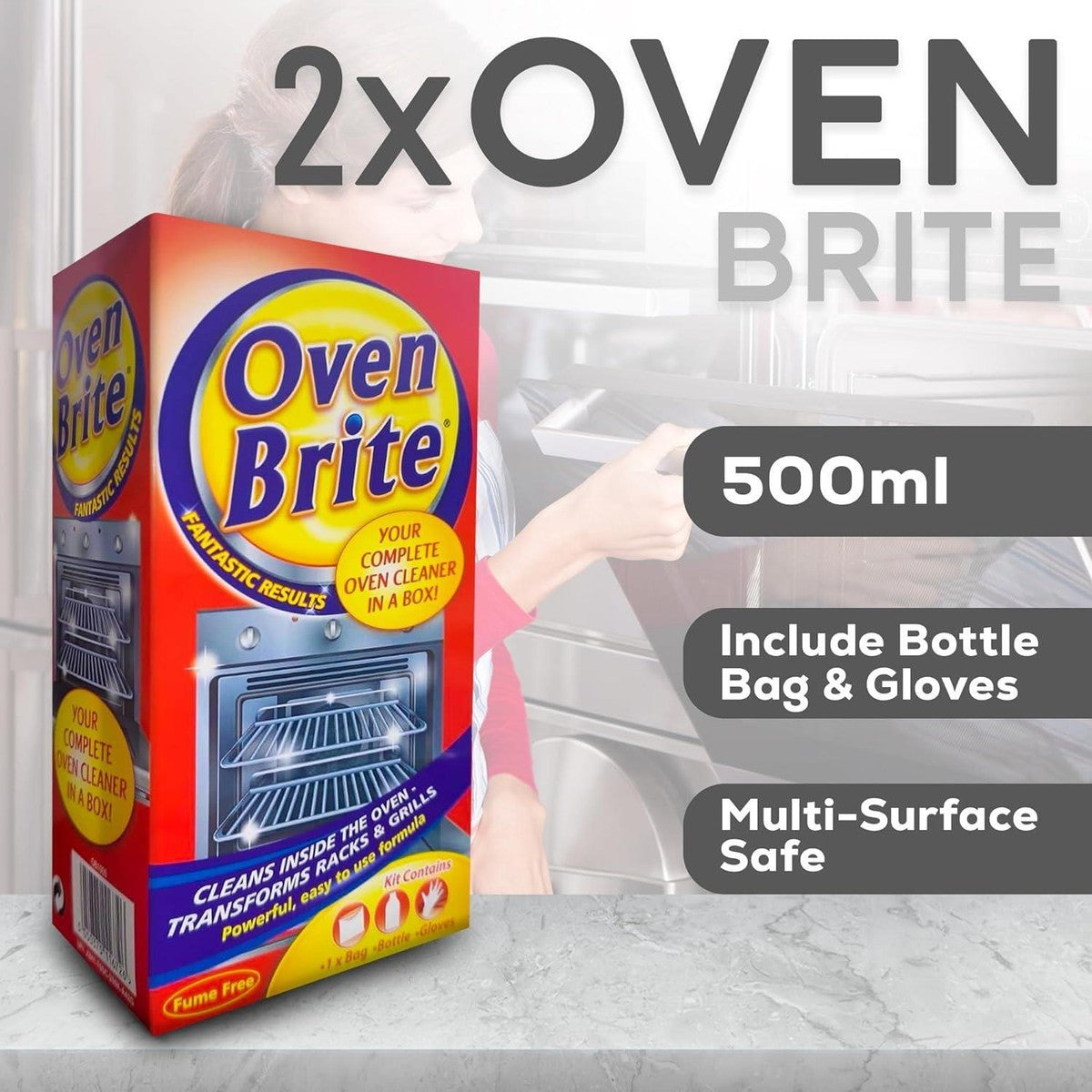 OVEN BRITE CLEANER SET 500ML