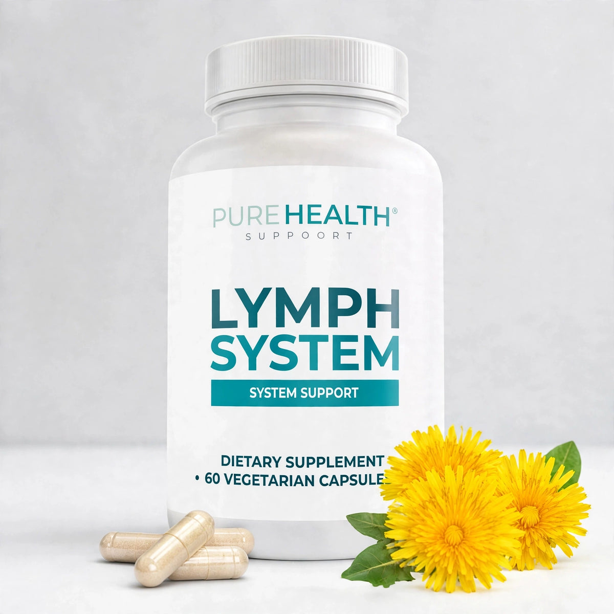 Lymph System Support (60 Vegetarian Capsules / Dietary Supplement)