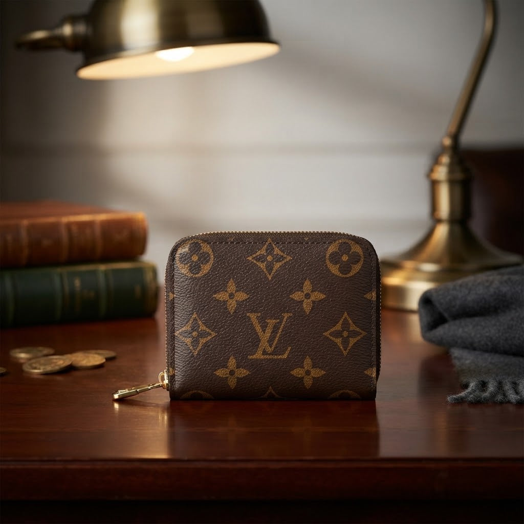 Louis Vuitton Classic Monogram Canvas Zippy Coin Purse