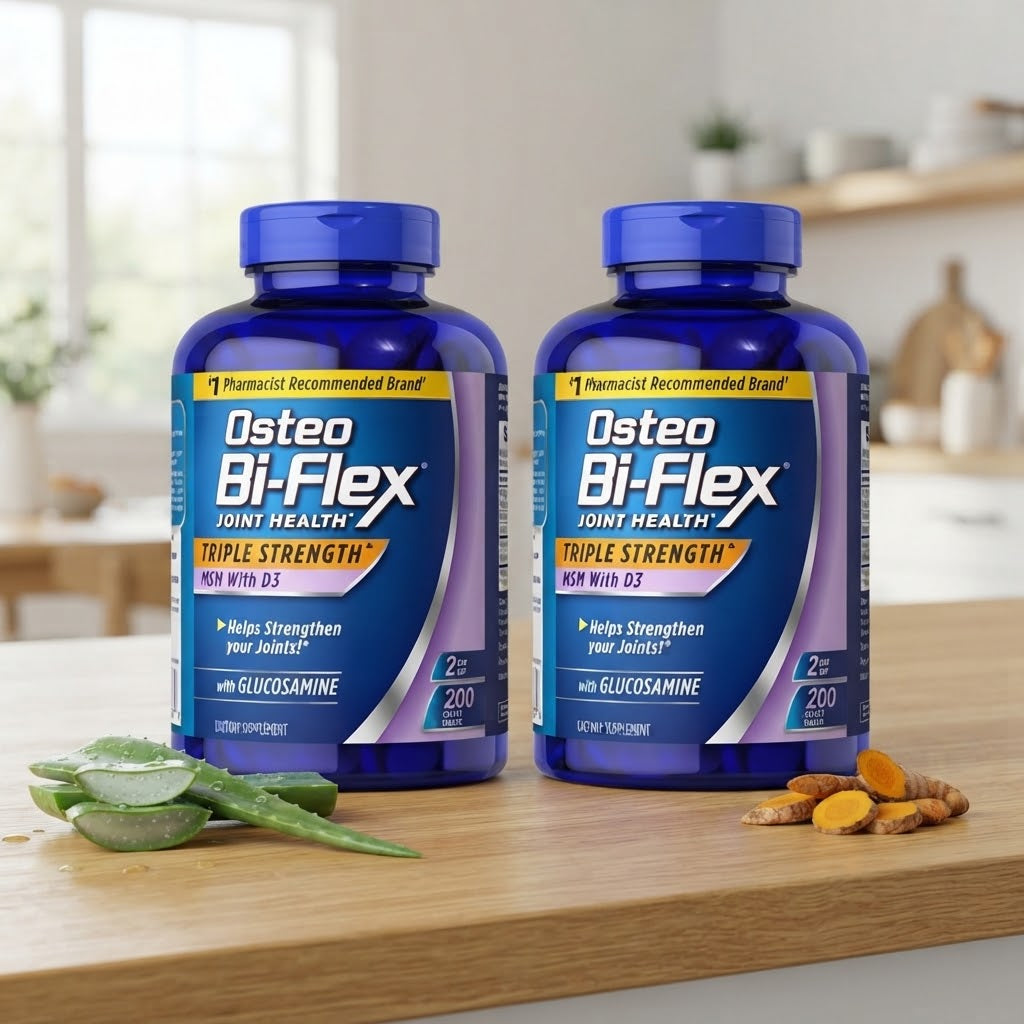 Osteo Bi-Flex Triple Strength Joint Health MSM with D3 & Glucosamine - Twin Pack (2 x 200 Coated Tablets)