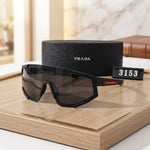 Prada Sport Linea Rossa Shield Sunglasses with Case