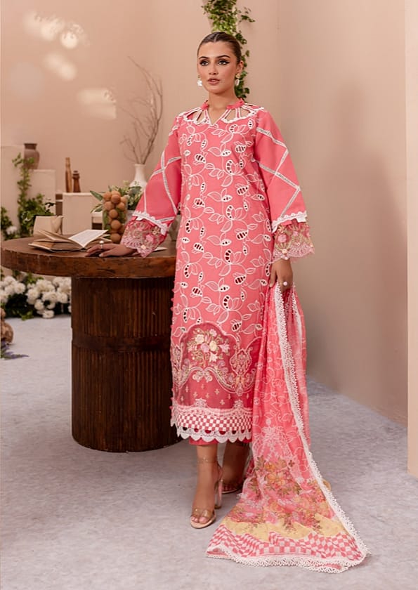 Luxury Embroidered Lawn 3pc Summer Collection Regalia