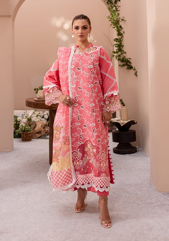 Luxury Embroidered Lawn 3pc Summer Collection Regalia