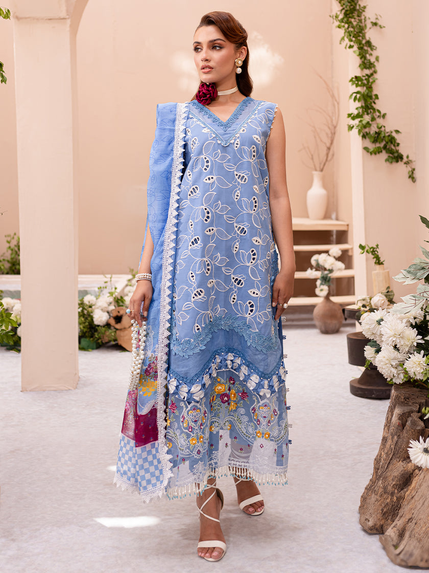 Luxury Embroidered Lawn 3pc Summer Collection Regalia