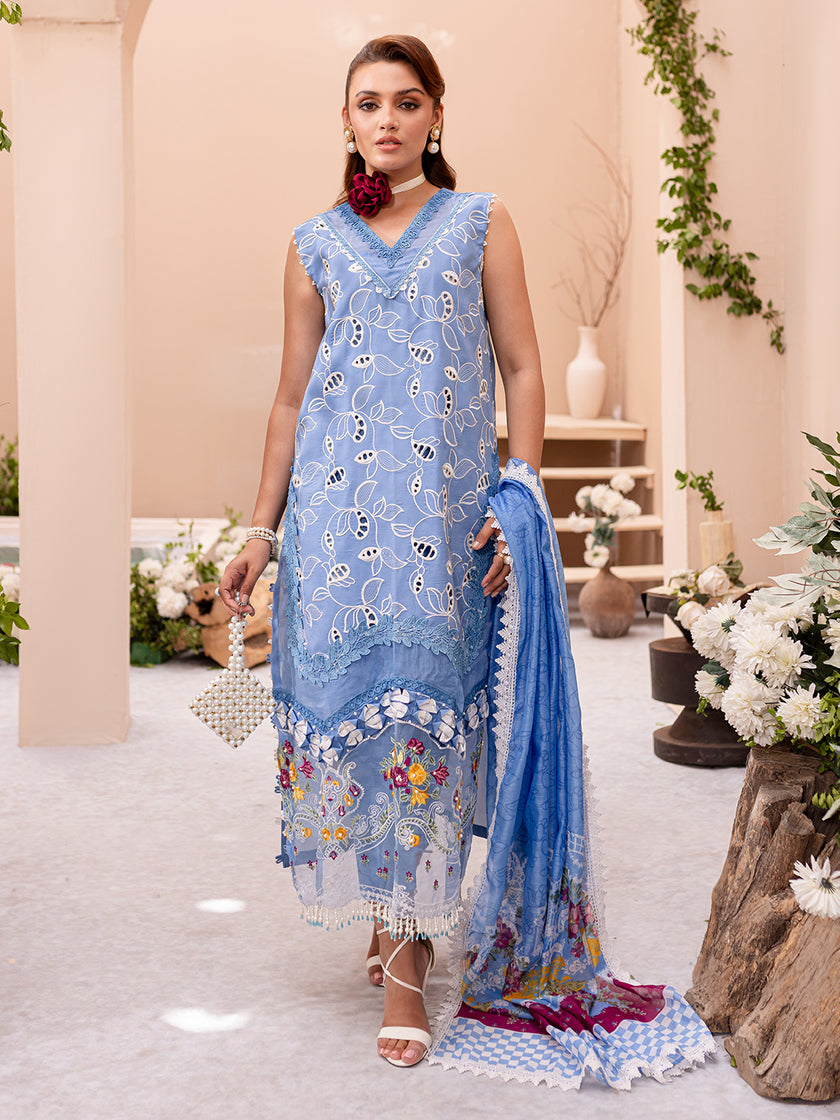 Luxury Embroidered Lawn 3pc Summer Collection Regalia