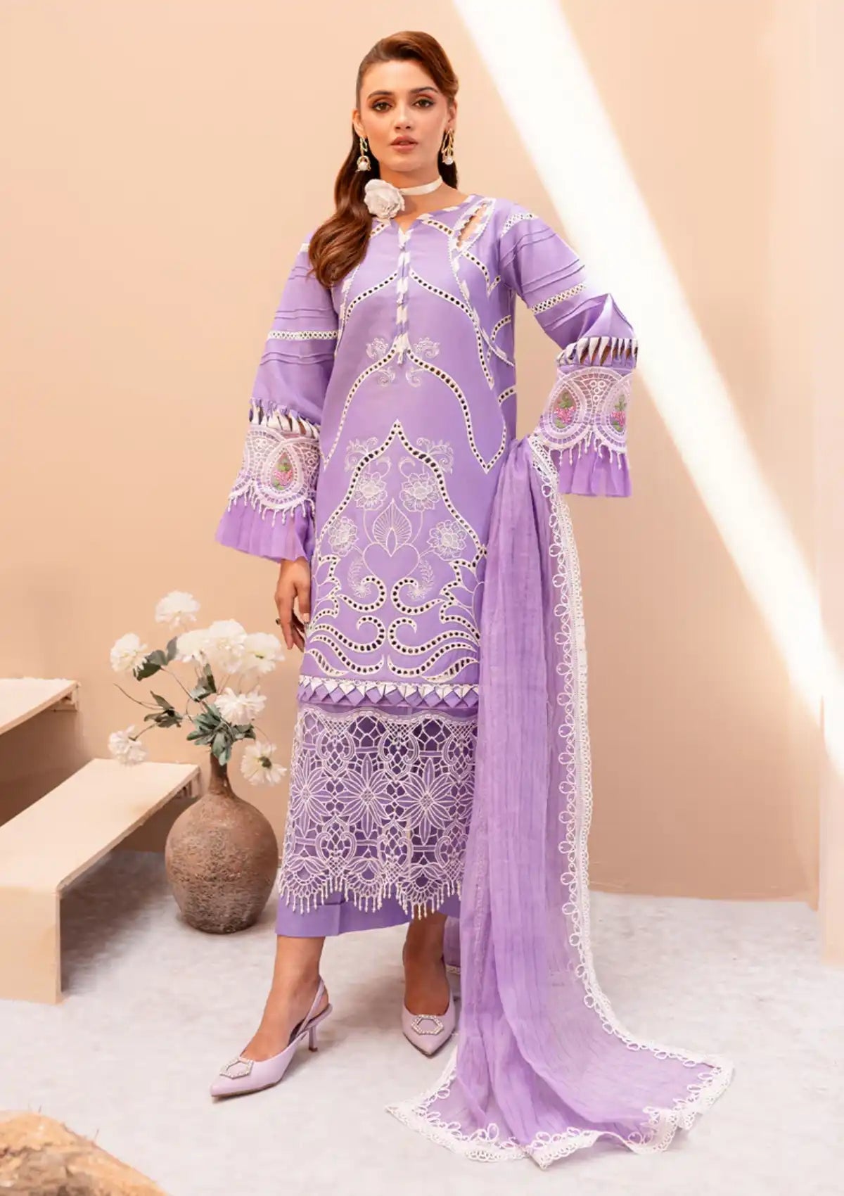 Luxury Embroidered Lawn 3pc Summer Collection Regalia