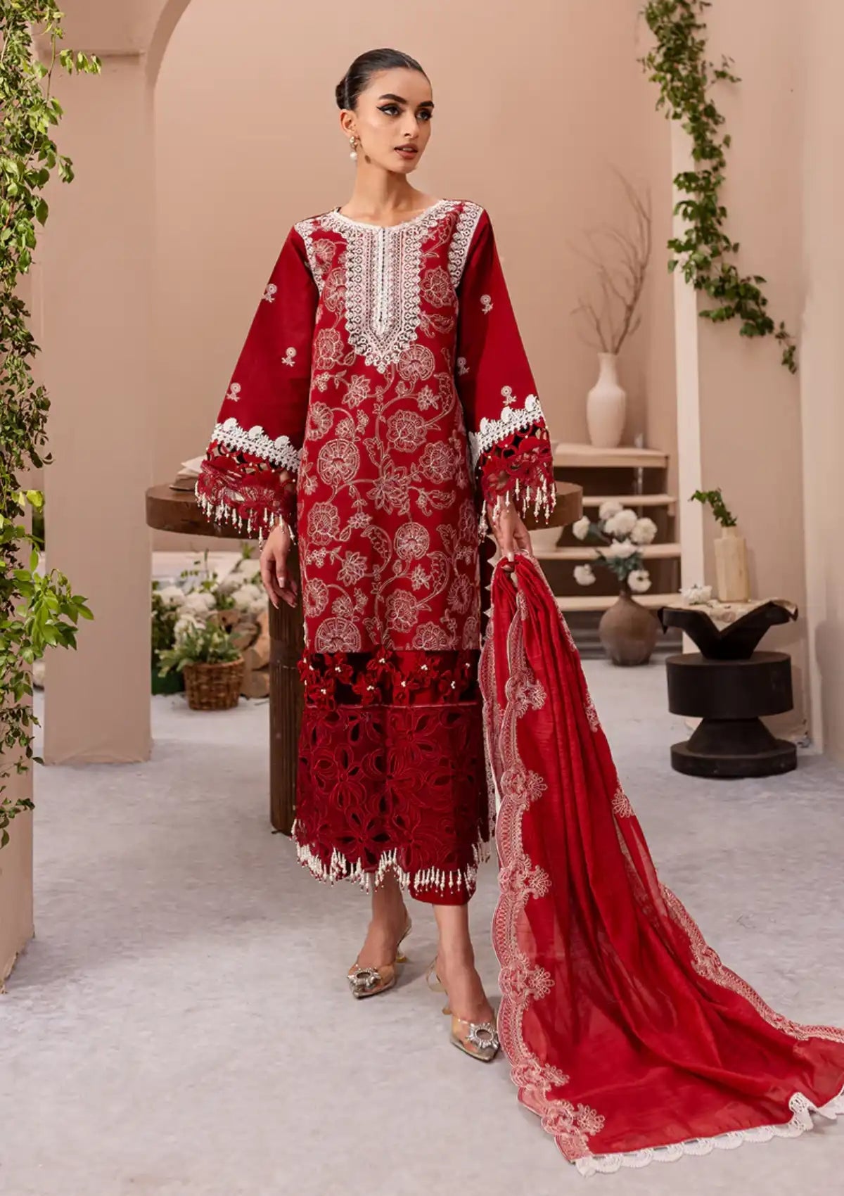 Luxury Embroidered Lawn 3pc Summer Collection Regalia