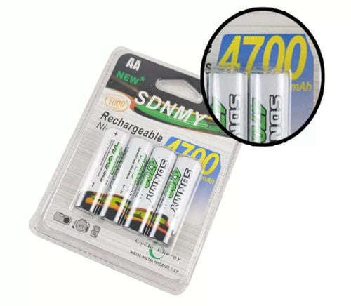 4PC AA RECHARGEABLE BATTERY