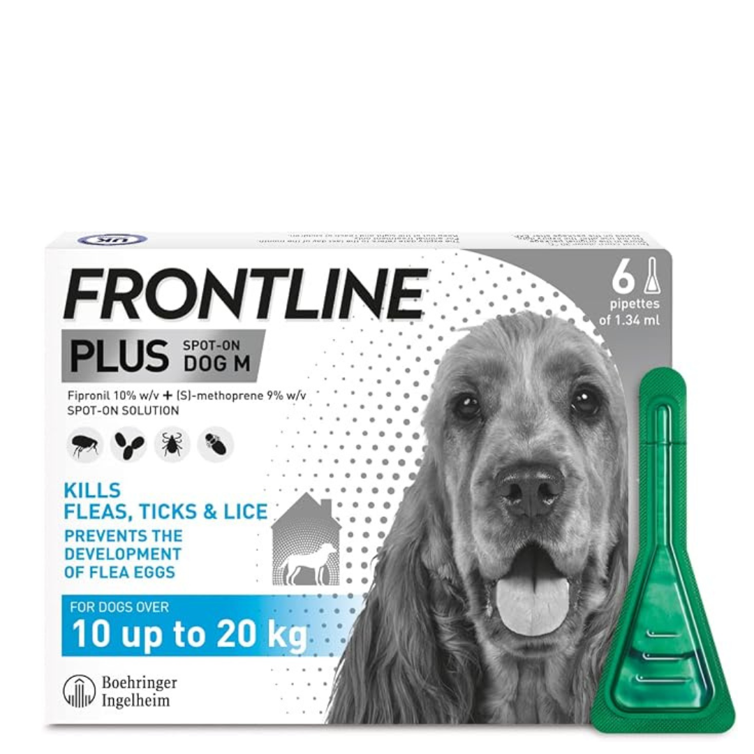 FRONTLINE Plus Medium Dog – 6 Pipettes