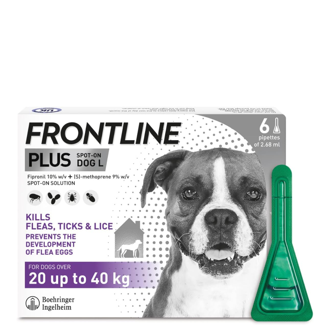 FRONTLINE Plus Large Dog – 6 Pipettes Main image