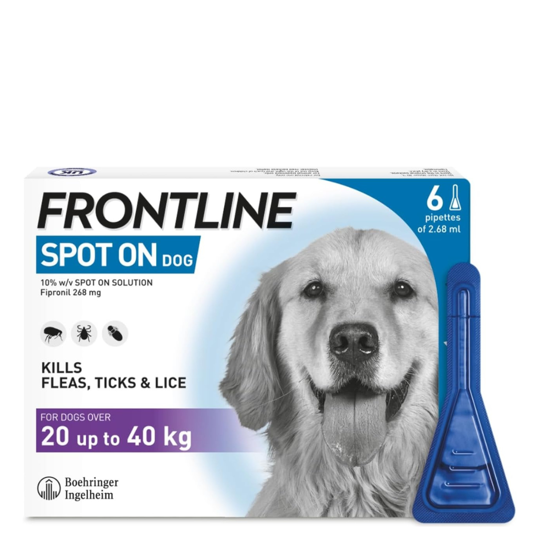 FRONTLINE Large Dog – 6 Pipettes