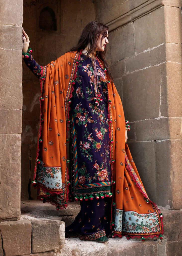 ZARA SHAHJAHAN DHANAK EMBROIDERY DRESS 3 PIECE