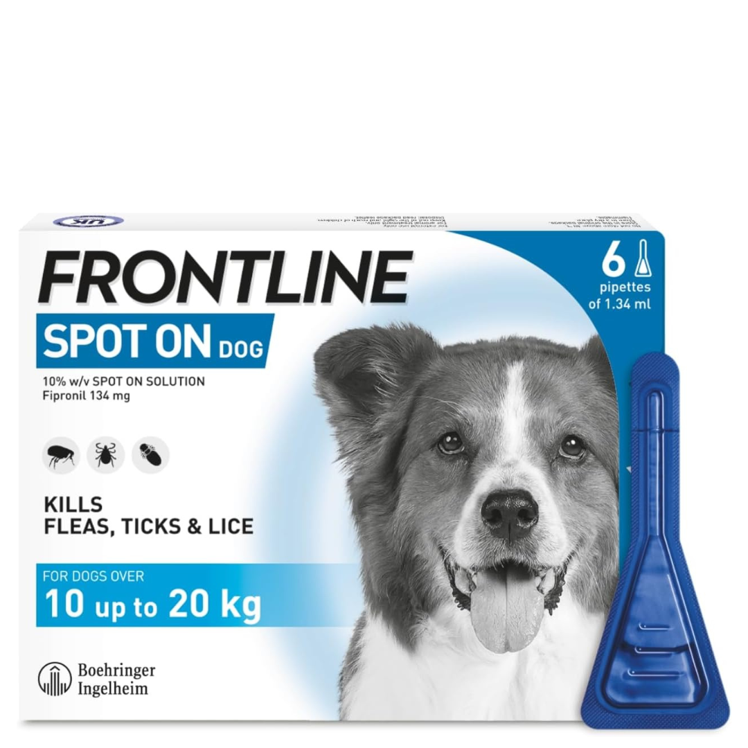 FRONTLINE Plus Medium Dog – 6 Pipettes