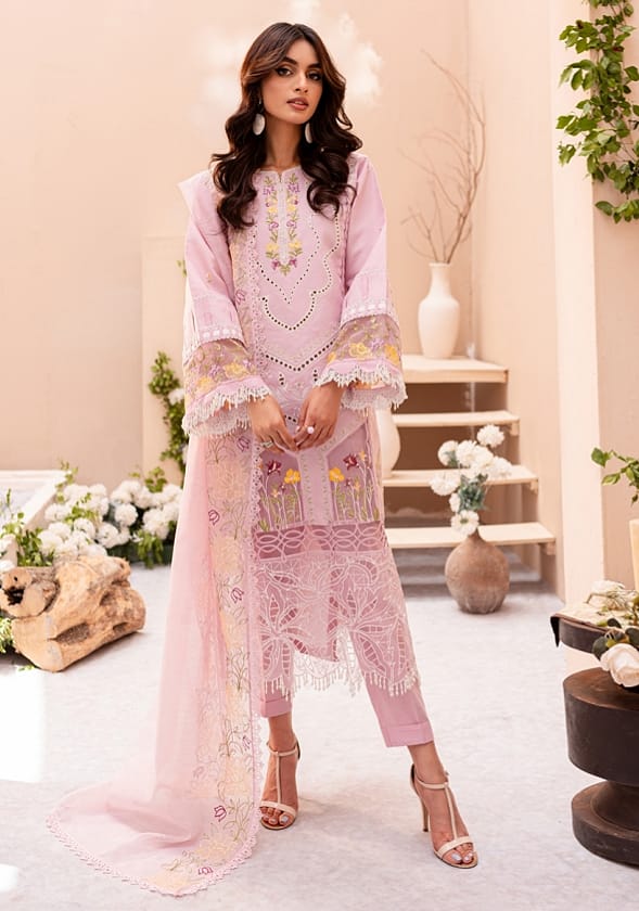 Luxury Embroidered Lawn 3pc Summer Collection Regalia