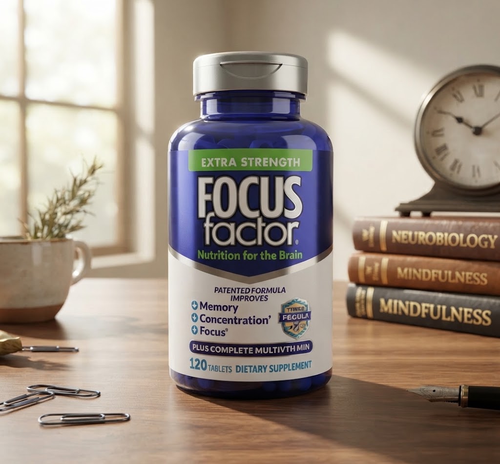 Focus Factor Extra Strength Nutrition for the Brain (120 Tablets / Dietary Supplement)