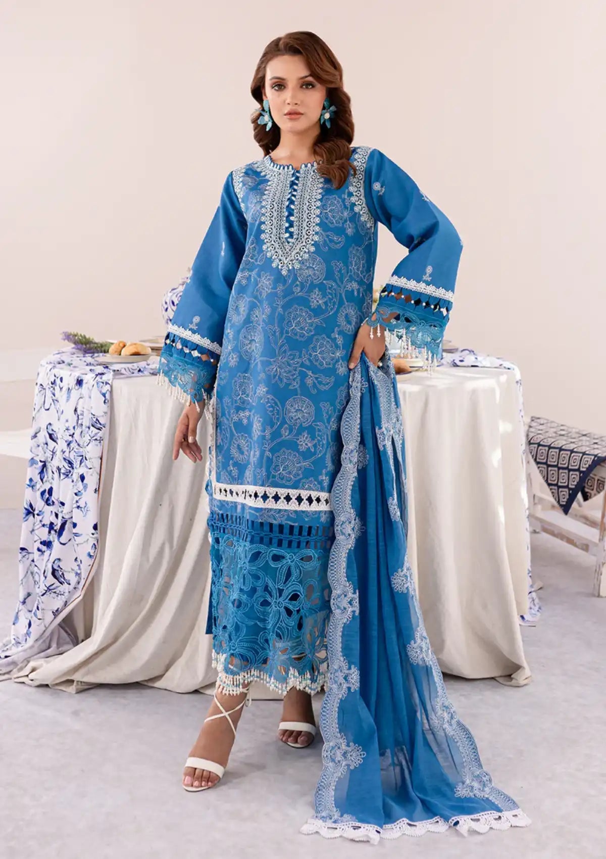 Luxury Embroidered Lawn 3pc Summer Collection Regalia