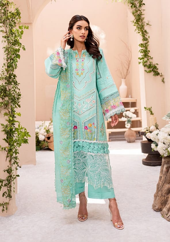 Luxury Embroidered Lawn 3pc Summer Collection Regalia