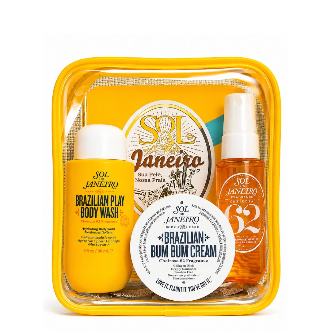 Sol de Janeiro Brazilian Bum Bum Jet Set – Travel Size Body Care & Perfume Set