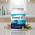 Marine Essentials Marine-D3 360° Health Booster - Dietary Supplement (60 Capsules / 30-Day Supply)