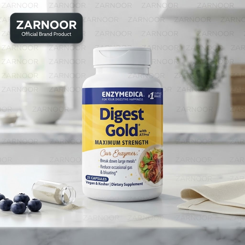 Zarnoor Enzymedica Digest Gold with ATPro Maximum Strength Dietary Supplement - 21 Capsules zarnoor
