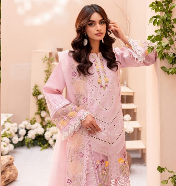 Luxury Embroidered Lawn 3pc Summer Collection Regalia