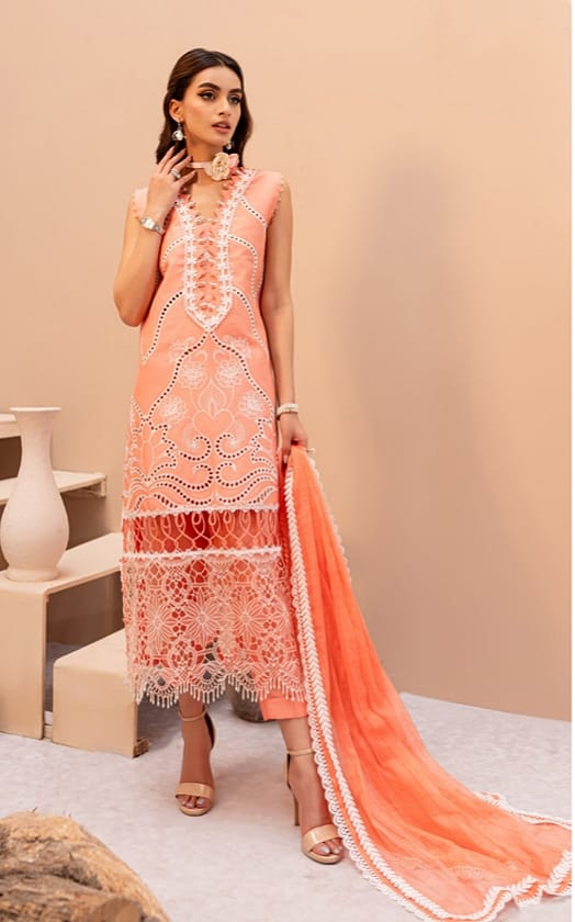 Luxury Embroidered Lawn 3pc Summer Collection Regalia