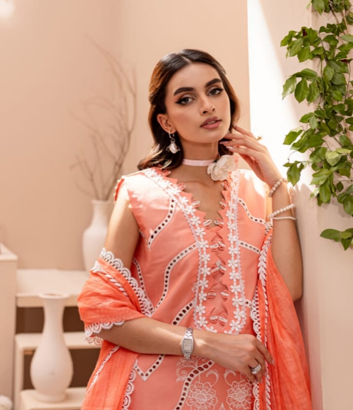 Luxury Embroidered Lawn 3pc Summer Collection Regalia