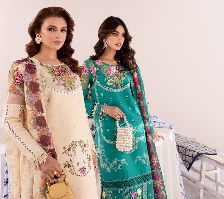 Luxury Embroidered Lawn 3pc Summer Collection Regalia