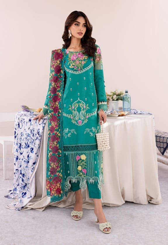 Luxury Embroidered Lawn 3pc Summer Collection Regalia