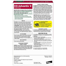 K9 Advantix II Flea, Tick & Mosquito Treatment for Small Dogs (4-10 lbs) – 6 Doses