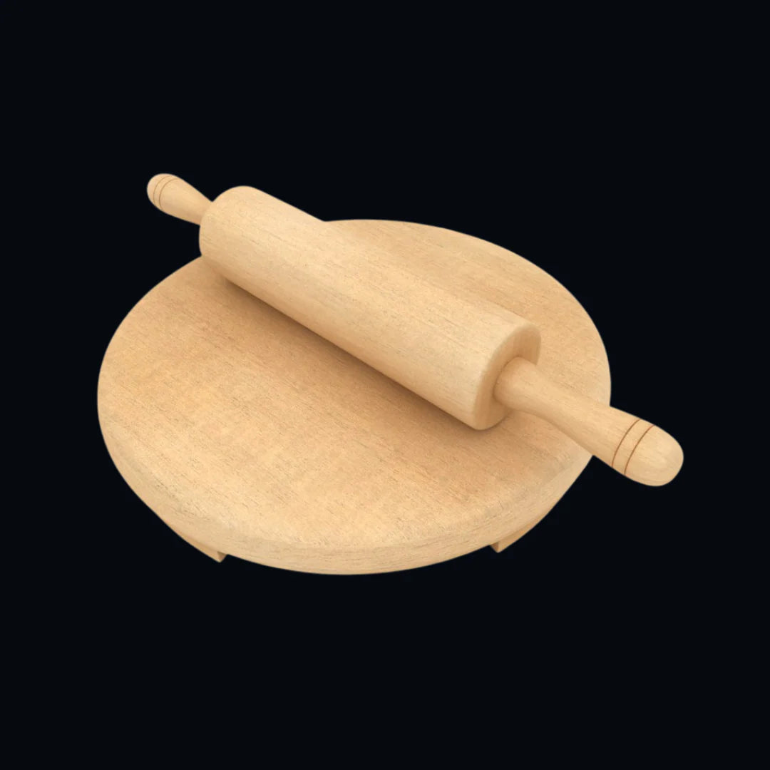 WOODEN ROTI MAKER SET