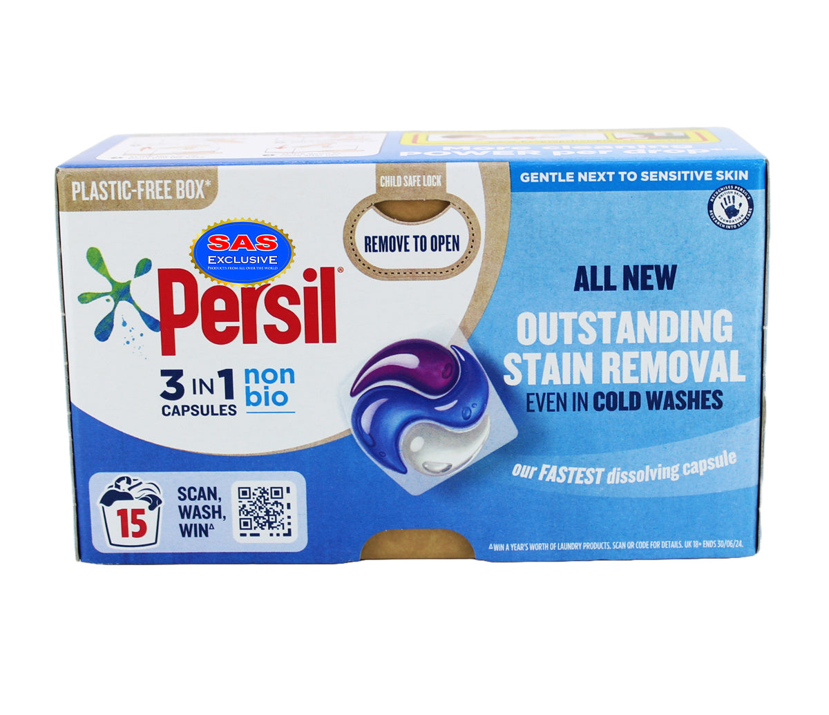 PERSIL 3 IN 1 NON BIO 15 PODS