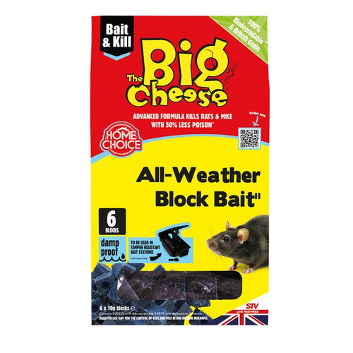 BIG CHEESE BLOCK BAIT 6 BLOCKS X 10G