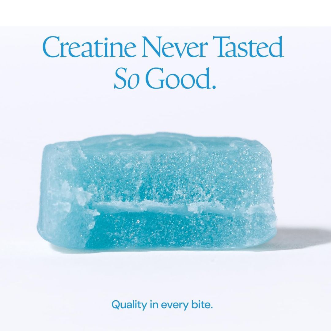 Create Creatine Monohydrate Gummies – Blue Raspberry (90 Count)