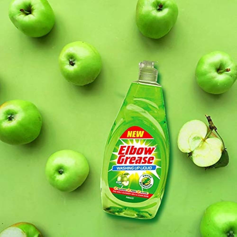ELBOW GREASE WASH UP LIQUID APPLE 600ML