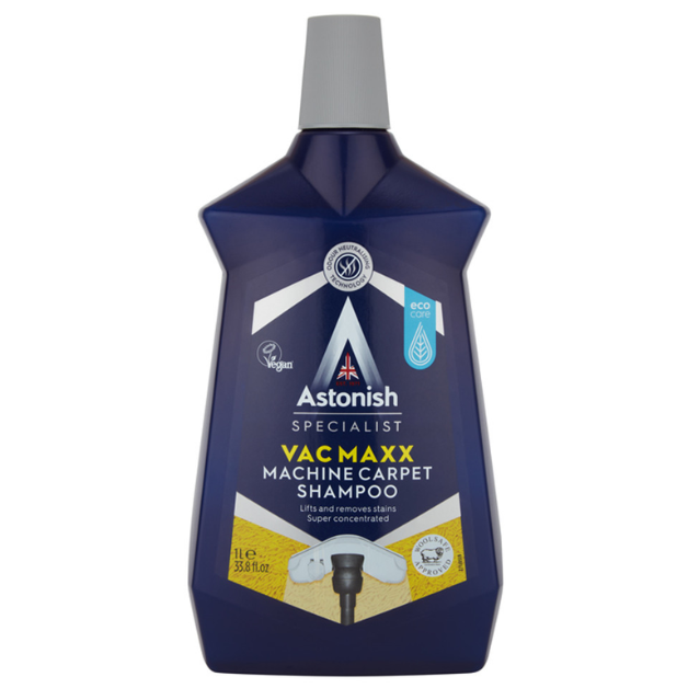 ASTONISH VAC MACHINE SHAMPOO 1 LTR