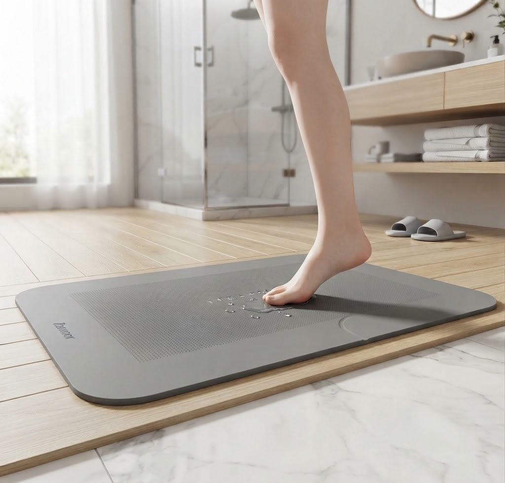 Super Absorbent Non-Slip Diatomaceous Earth Bath Mat