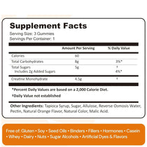Create Creatine Monohydrate Gummies – Orange Flavor (90 Count)