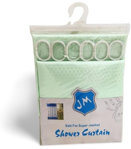 SHOWER CURTAIN WITH RINGS