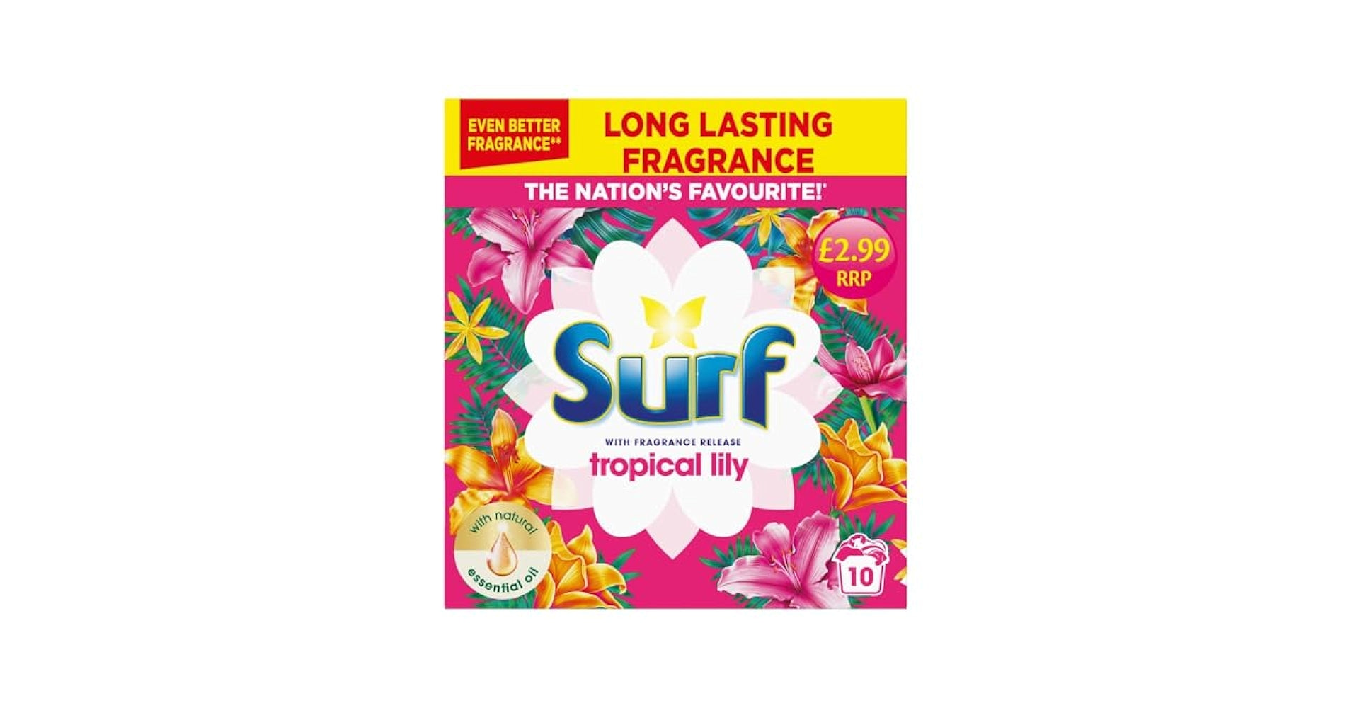 SURF TROPICAL 10 WASH 500G