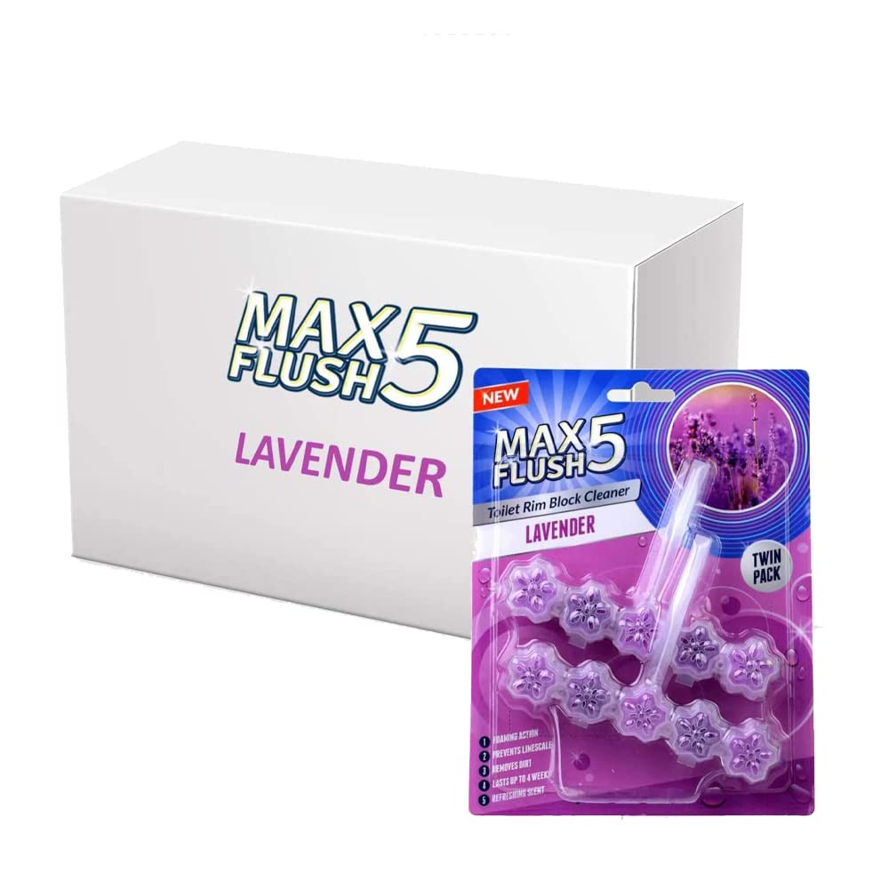 MAX FRESH 5 TOILET HANGER LAVENDER