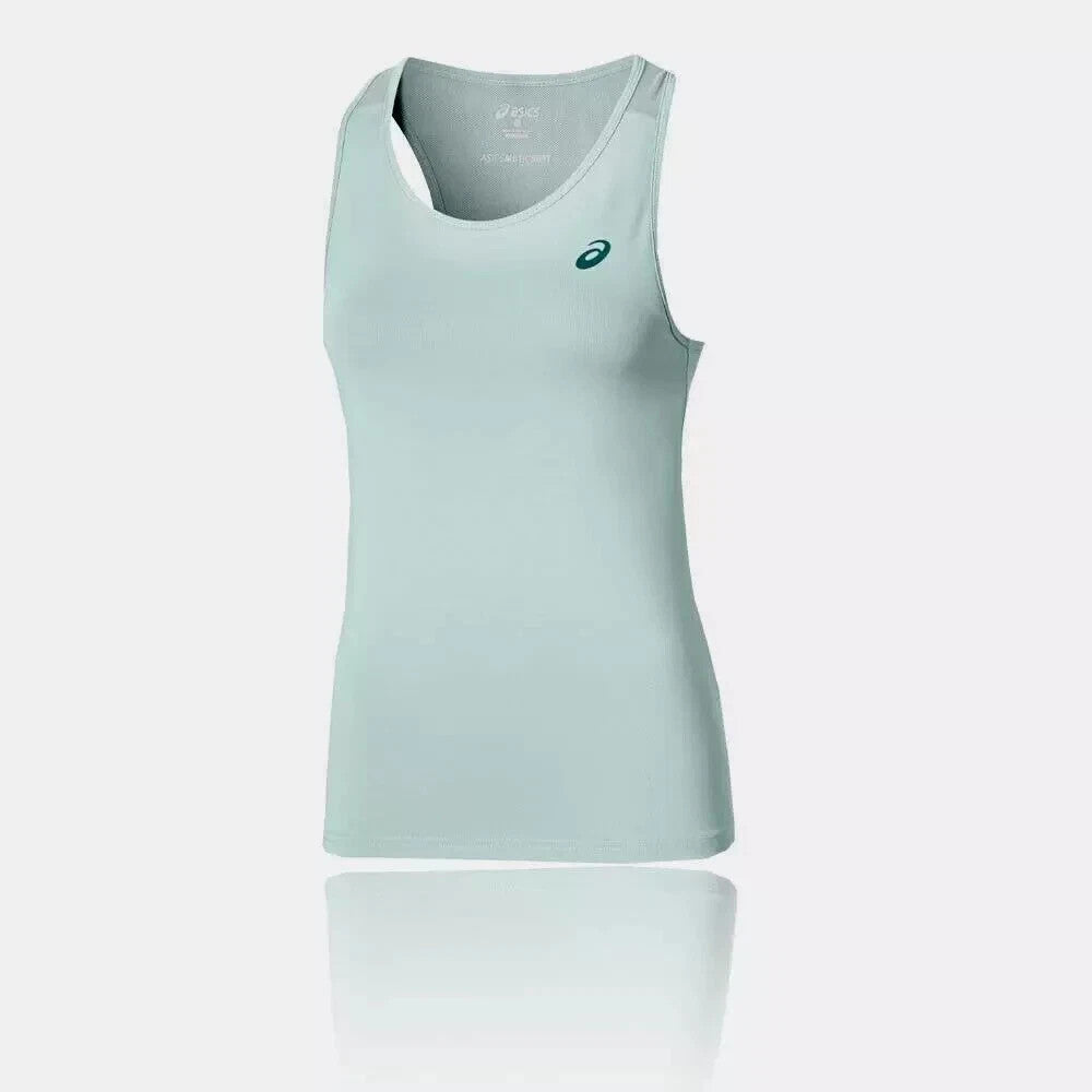 Asics Women's Blue Sleeveless Running Shirt Summer Vest Tank Top (Size L)