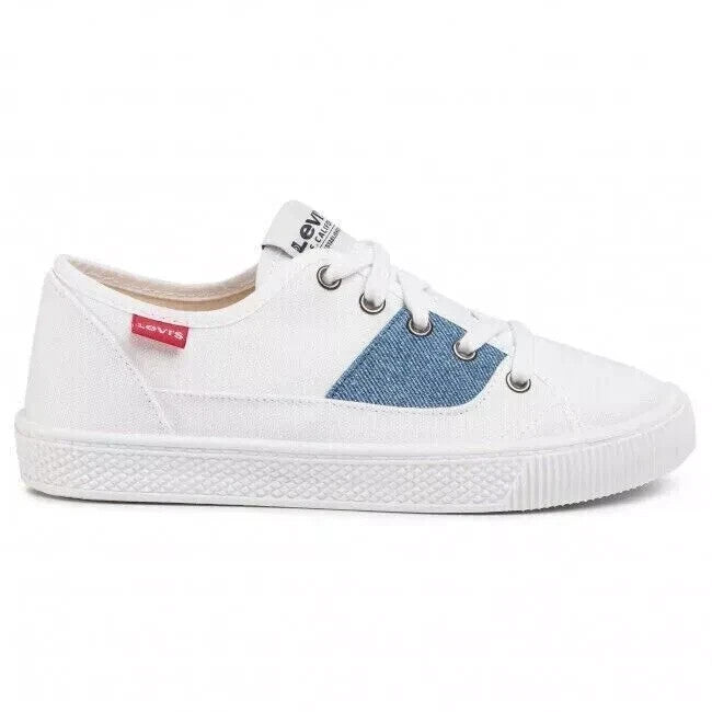 Levi's 38366-0044 Women's Malibu White Summer Shoes Sneakers (Size UK 3.5-7.5)