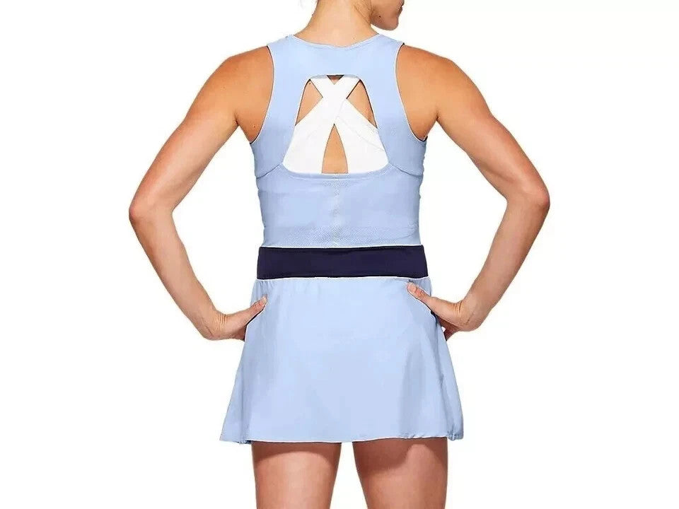 Asics 2042A091 405 Women's Apparel Tennis Dress Sports Top (Size S, M) RRP £80