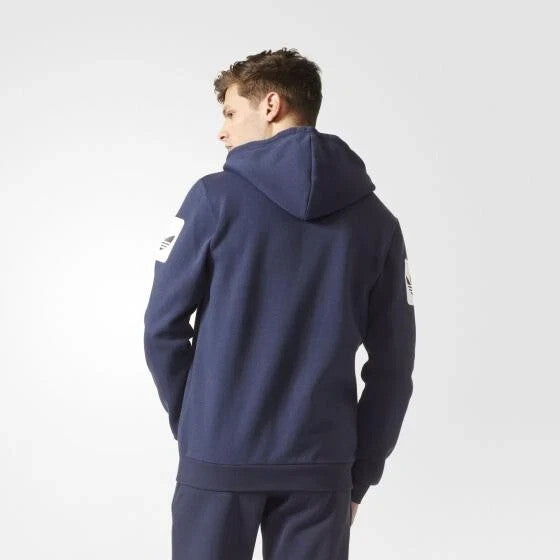 Adidas Original BS2150 Men's jacket Graph Blue Winter Hoodie (Size XS) Low price