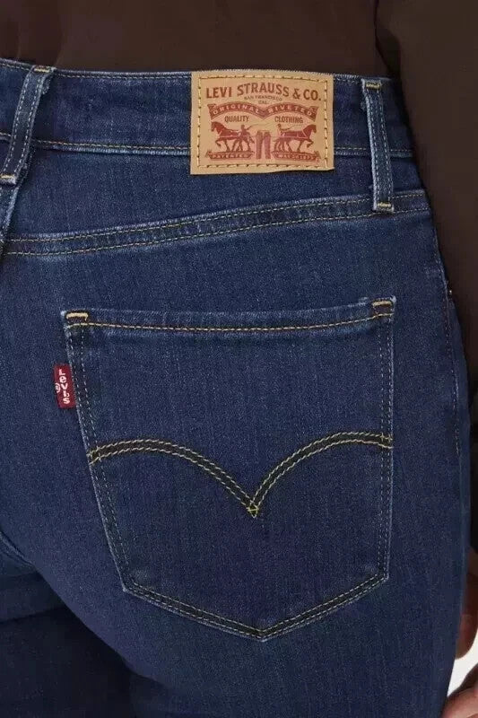 Levi's 188820238 Women's 721 High Rise Skinny Jeans Denim Blue (Size 25" x 32")