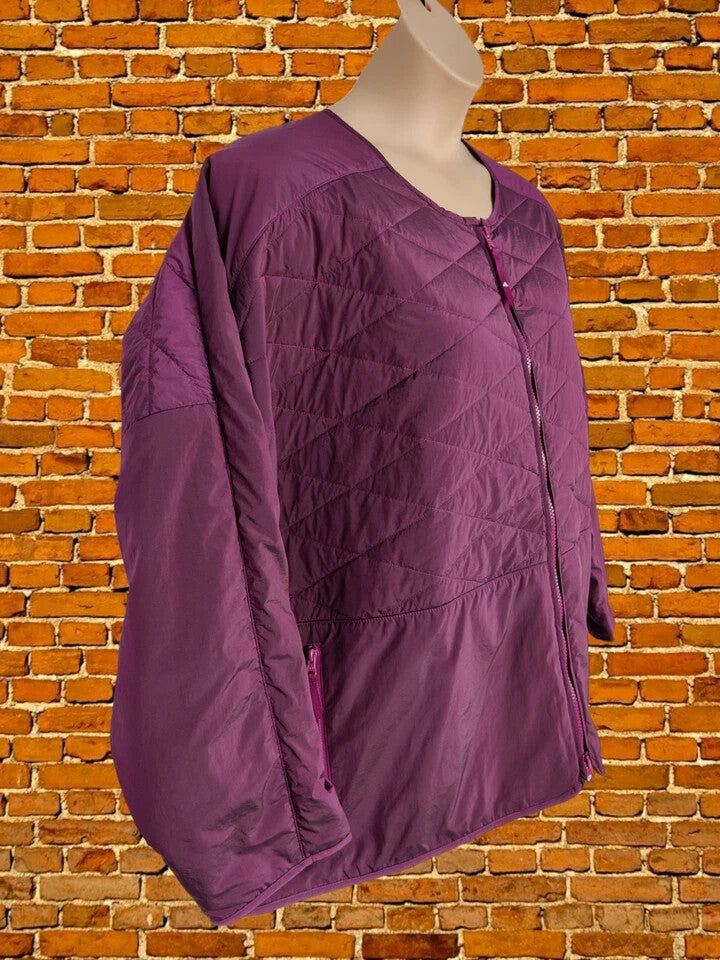 BNWT WOMENS ADIDAS PLUS SIZE PURPLE LIGHTWEIGHT QUILTED JACKET COAT ALL SIZES