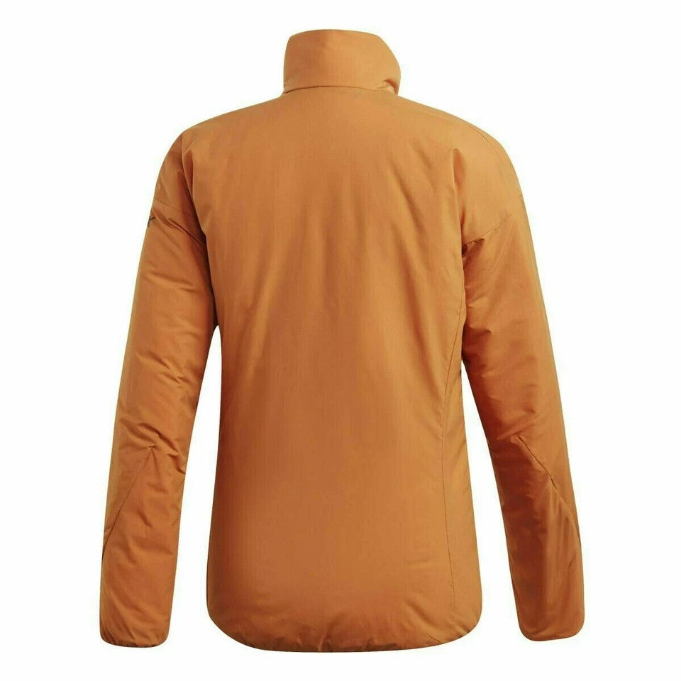 Adidas DZ0794 Women's Performance Winter Jacket Orange Top Zipper Gym (Size S,L)