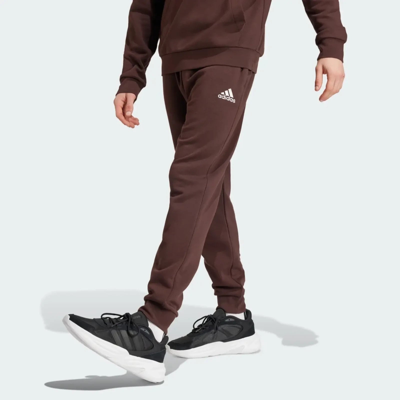 Adidas IY9086 Men's Essentials Fleece Trouser Tapered Joggers Brown (Size 6XL)